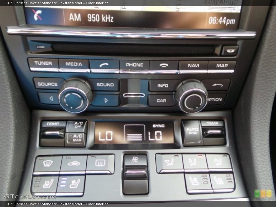 Black Interior Controls for the 2015 Porsche Boxster  #97718352
