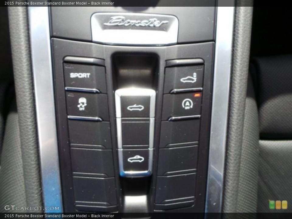 Black Interior Controls for the 2015 Porsche Boxster  #97718367