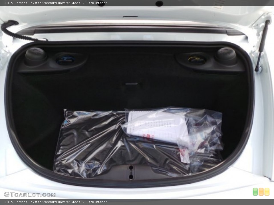 Black Interior Trunk for the 2015 Porsche Boxster  #97718406