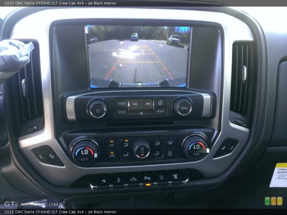 Jet Black Interior Controls for the 2015 GMC Sierra 3500HD SLT Crew Cab 4x4 #97718454