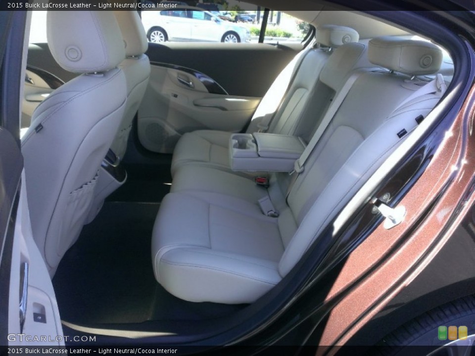 Light Neutral/Cocoa Interior Rear Seat for the 2015 Buick LaCrosse Leather #97719474