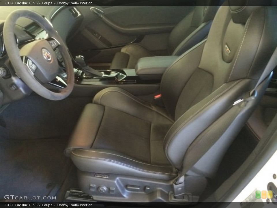 Ebony/Ebony Interior Front Seat for the 2014 Cadillac CTS -V Coupe #97725972