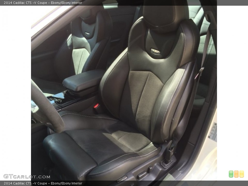Ebony/Ebony Interior Front Seat for the 2014 Cadillac CTS -V Coupe #97725996