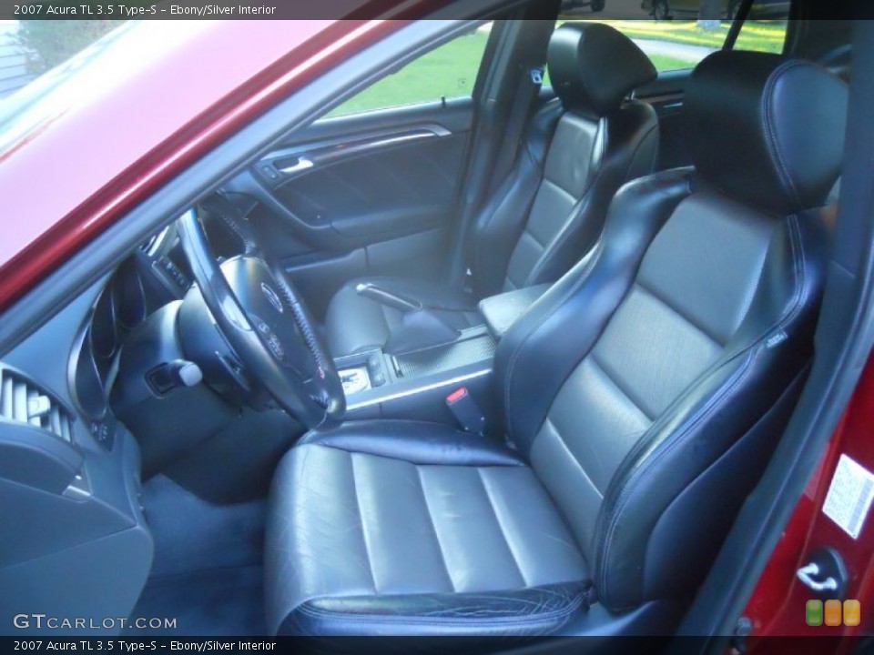 Ebony/Silver Interior Photo for the 2007 Acura TL 3.5 Type-S #97726890