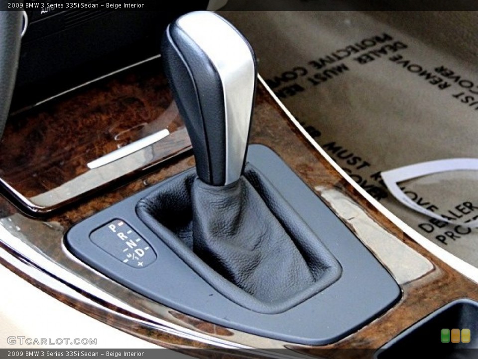 Beige Interior Transmission for the 2009 BMW 3 Series 335i Sedan #97728018