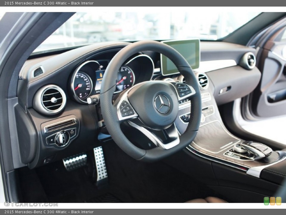 Black Interior Dashboard for the 2015 Mercedes-Benz C 300 4Matic #97732245