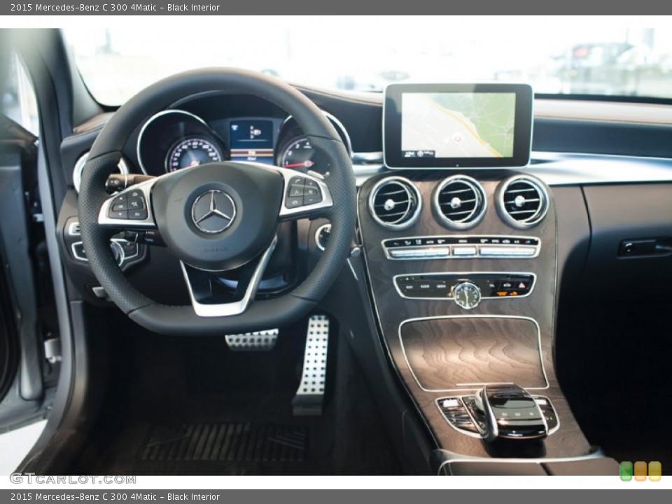 Black Interior Dashboard for the 2015 Mercedes-Benz C 300 4Matic #97732341