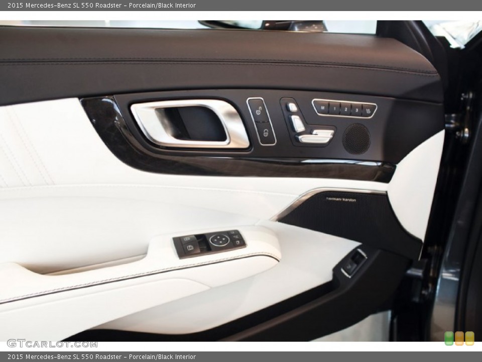 Porcelain/Black Interior Controls for the 2015 Mercedes-Benz SL 550 Roadster #97733391