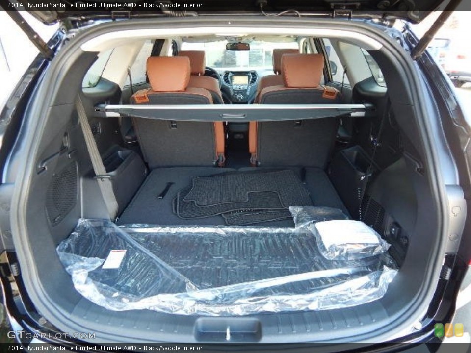 Black/Saddle Interior Trunk for the 2014 Hyundai Santa Fe Limited Ultimate AWD #97735227