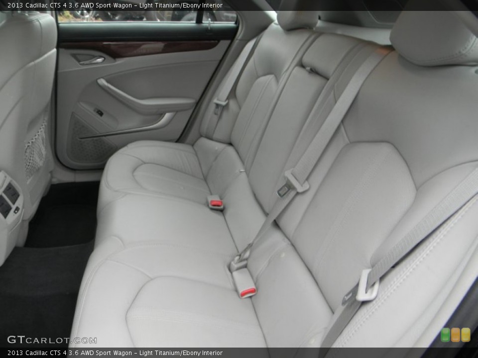 Light Titanium/Ebony Interior Rear Seat for the 2013 Cadillac CTS 4 3.6 AWD Sport Wagon #97735611