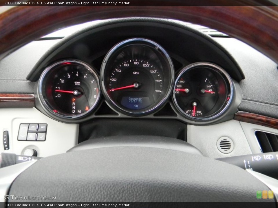 Light Titanium/Ebony Interior Gauges for the 2013 Cadillac CTS 4 3.6 AWD Sport Wagon #97735702