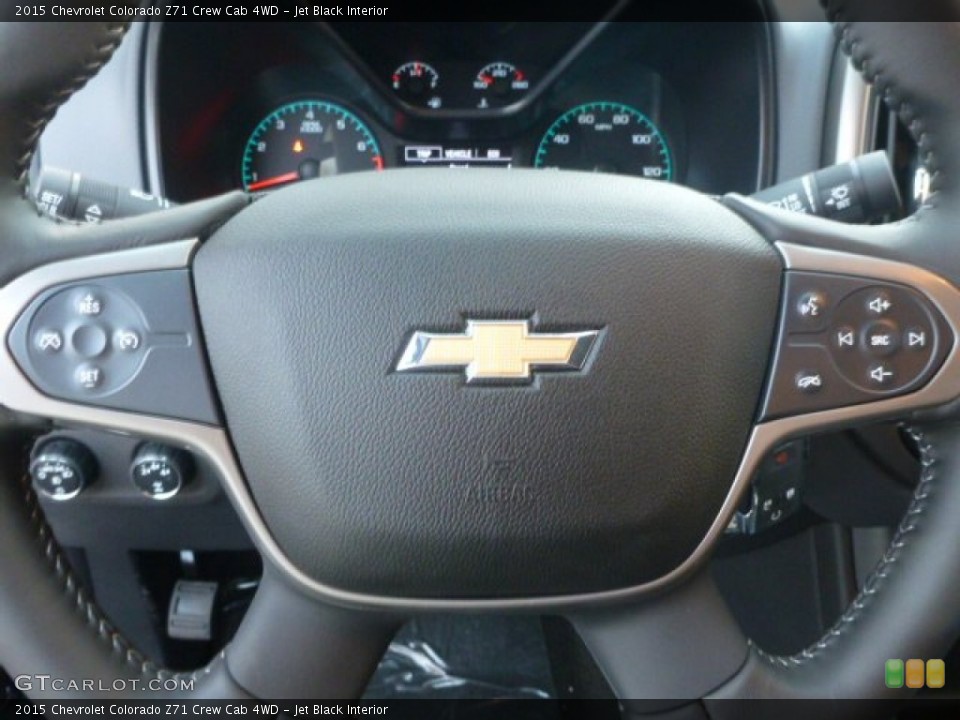 Jet Black Interior Controls for the 2015 Chevrolet Colorado Z71 Crew Cab 4WD #97747203