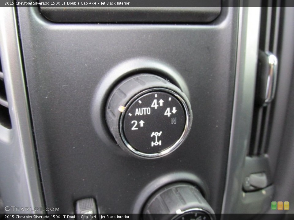 Jet Black Interior Controls for the 2015 Chevrolet Silverado 1500 LT Double Cab 4x4 #97749176