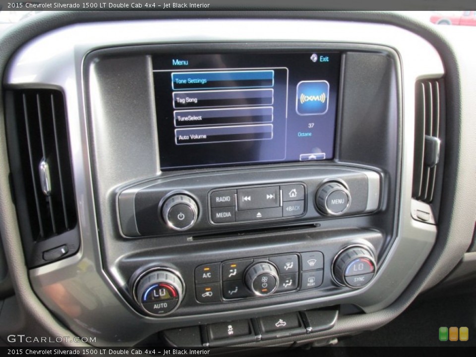 Jet Black Interior Controls for the 2015 Chevrolet Silverado 1500 LT Double Cab 4x4 #97749197