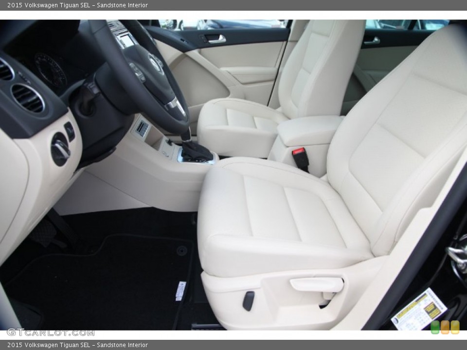 Sandstone Interior Front Seat for the 2015 Volkswagen Tiguan SEL #97753718