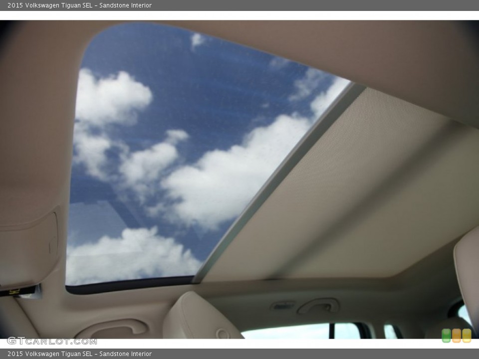 Sandstone Interior Sunroof for the 2015 Volkswagen Tiguan SEL #97753766