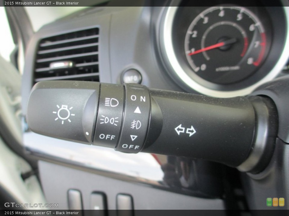 Black Interior Controls for the 2015 Mitsubishi Lancer GT #97754480