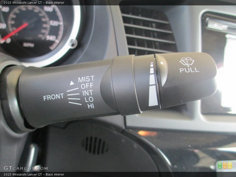 Black Interior Controls for the 2015 Mitsubishi Lancer GT #97754501