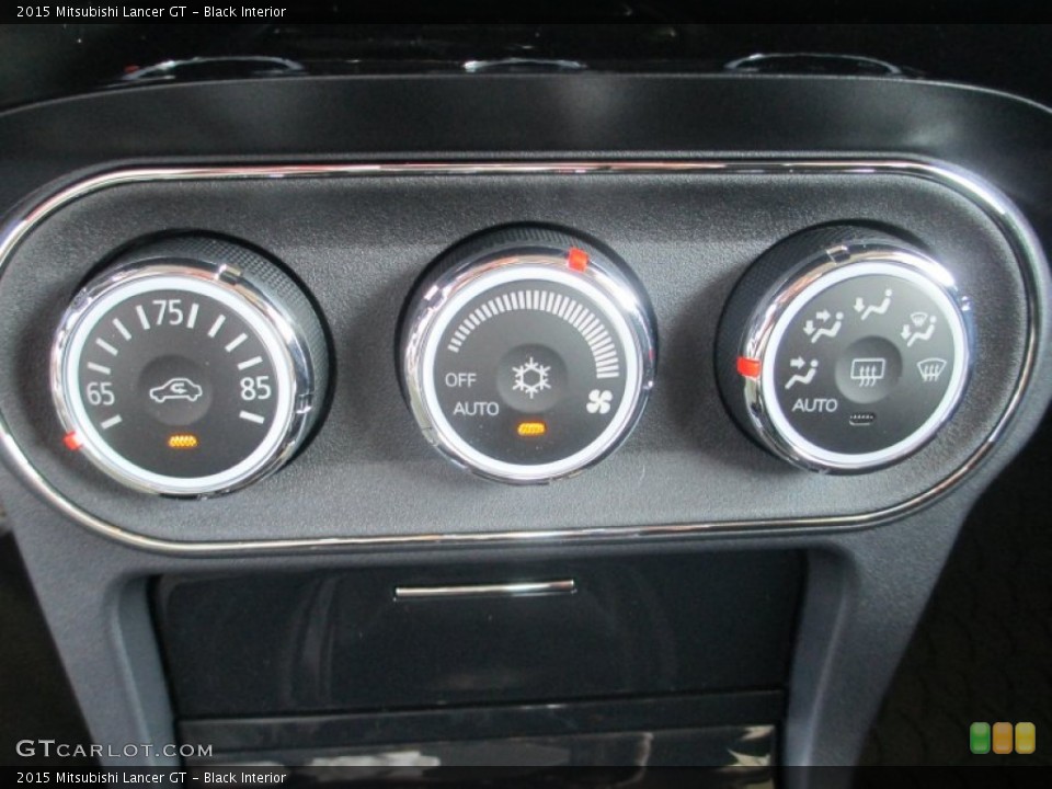 Black Interior Controls for the 2015 Mitsubishi Lancer GT #97754630