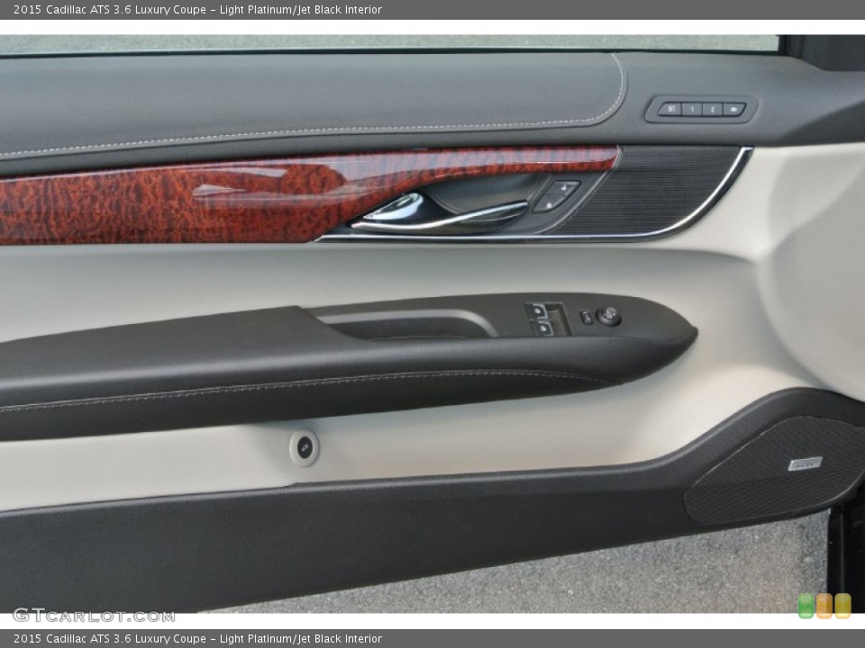 Light Platinum/Jet Black Interior Door Panel for the 2015 Cadillac ATS 3.6 Luxury Coupe #97754633