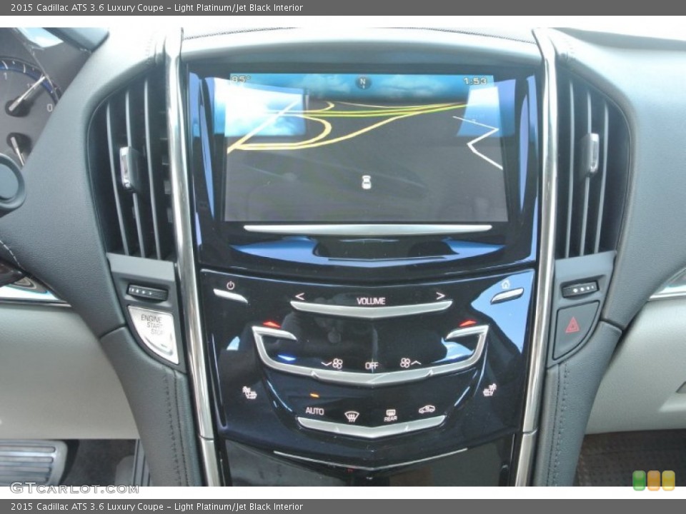 Light Platinum/Jet Black Interior Controls for the 2015 Cadillac ATS 3.6 Luxury Coupe #97754678
