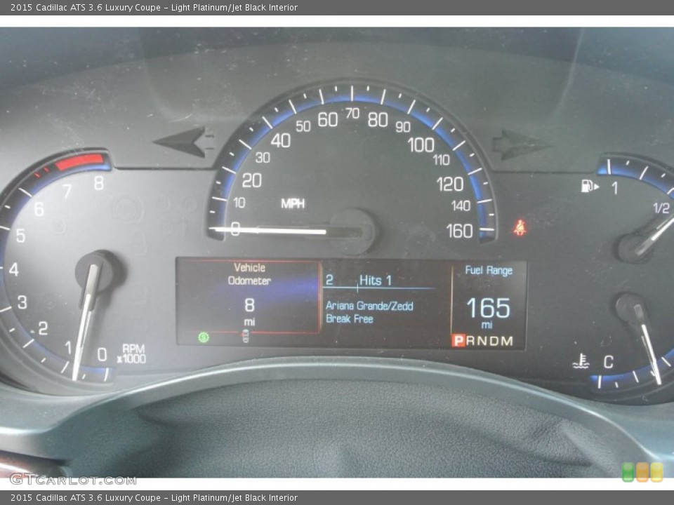 Light Platinum/Jet Black Interior Gauges for the 2015 Cadillac ATS 3.6 Luxury Coupe #97754753