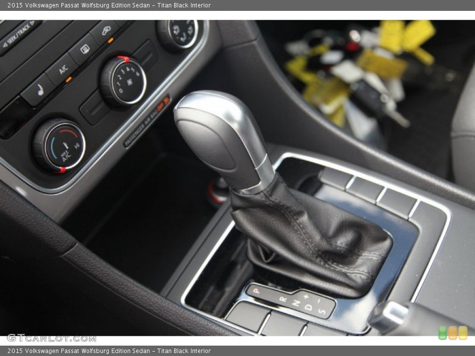 Titan Black Interior Transmission for the 2015 Volkswagen Passat Wolfsburg Edition Sedan #97759526