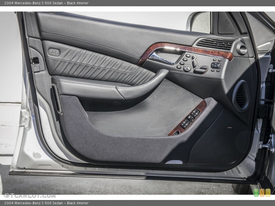 Black Interior Door Panel for the 2004 Mercedes-Benz S 600 Sedan #97760324