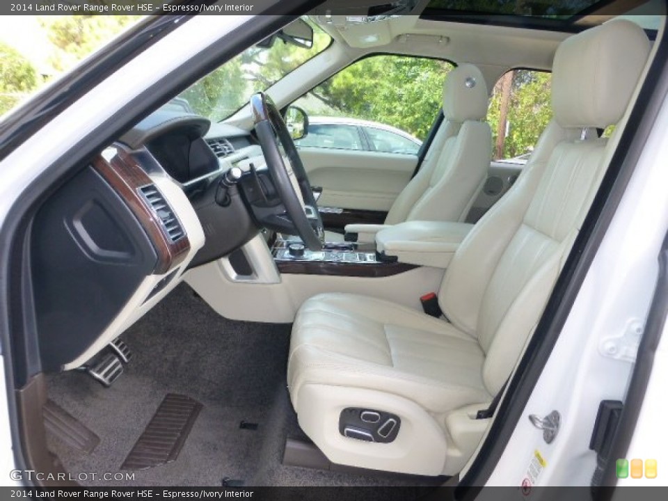 Espresso/Ivory Interior Photo for the 2014 Land Rover Range Rover HSE #97771193
