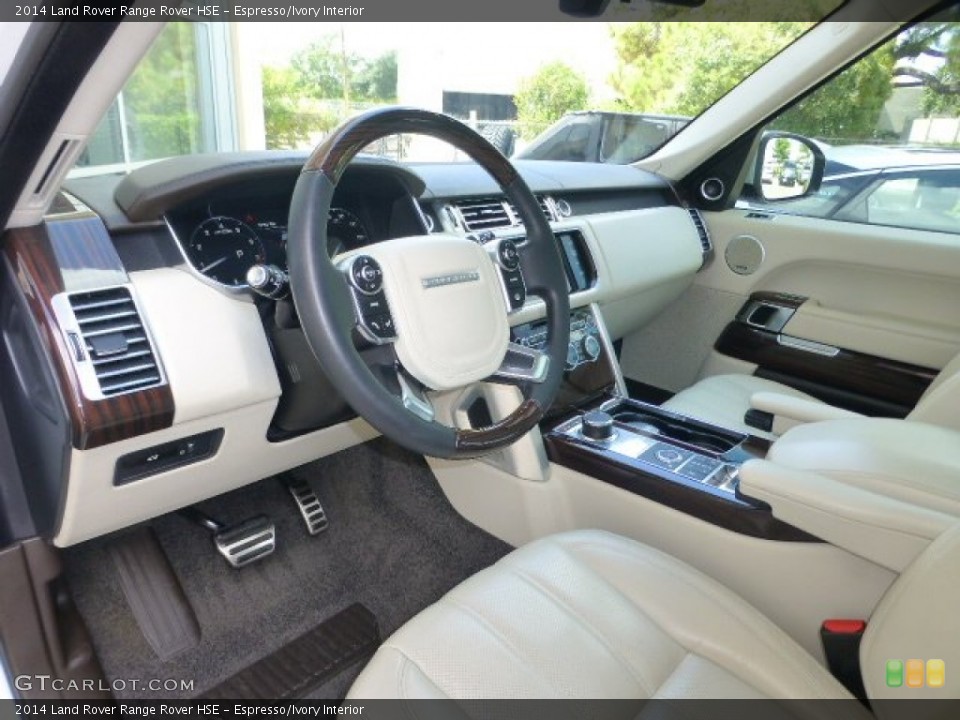 Espresso/Ivory Interior Prime Interior for the 2014 Land Rover Range Rover HSE #97771394