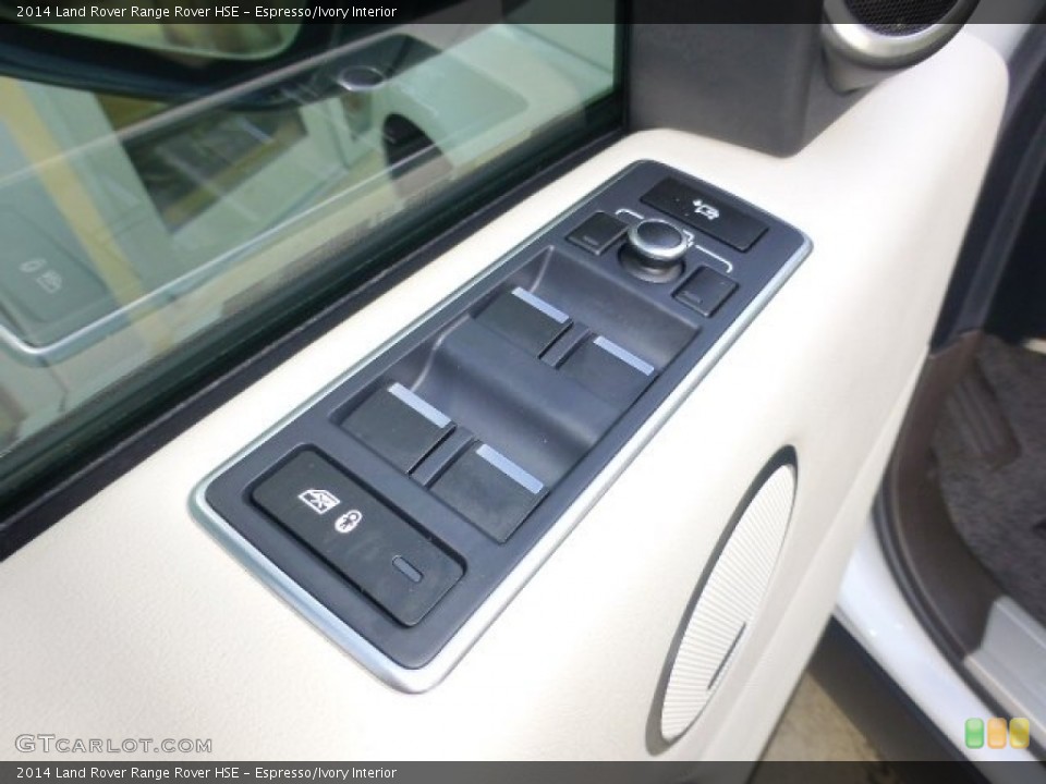 Espresso/Ivory Interior Controls for the 2014 Land Rover Range Rover HSE #97772306