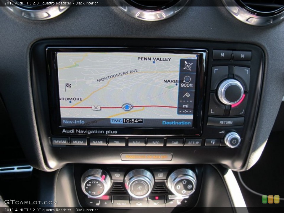 Black Interior Controls for the 2013 Audi TT S 2.0T quattro Roadster #97777457
