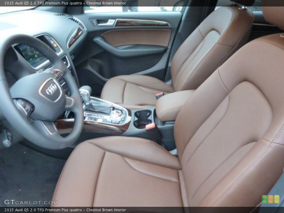 Chestnut Brown Interior Photo For The 2015 Audi Q5 2 0 Tfsi