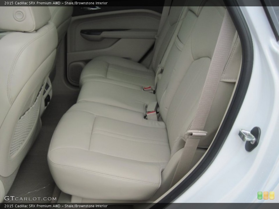 Shale/Brownstone Interior Rear Seat for the 2015 Cadillac SRX Premium AWD #97786506