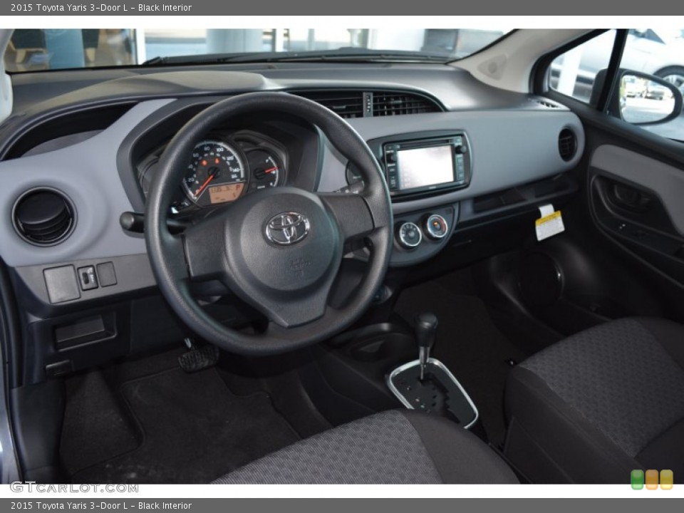 Black Interior Prime Interior for the 2015 Toyota Yaris 3-Door L #97787180