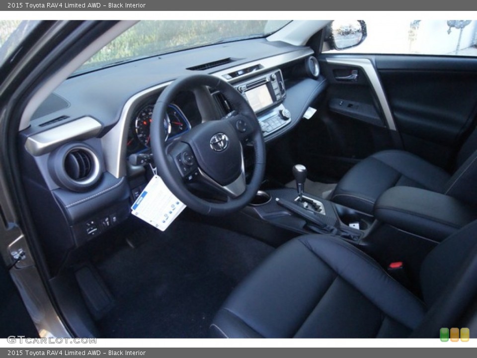 Black Interior Photo for the 2015 Toyota RAV4 Limited AWD #97787256