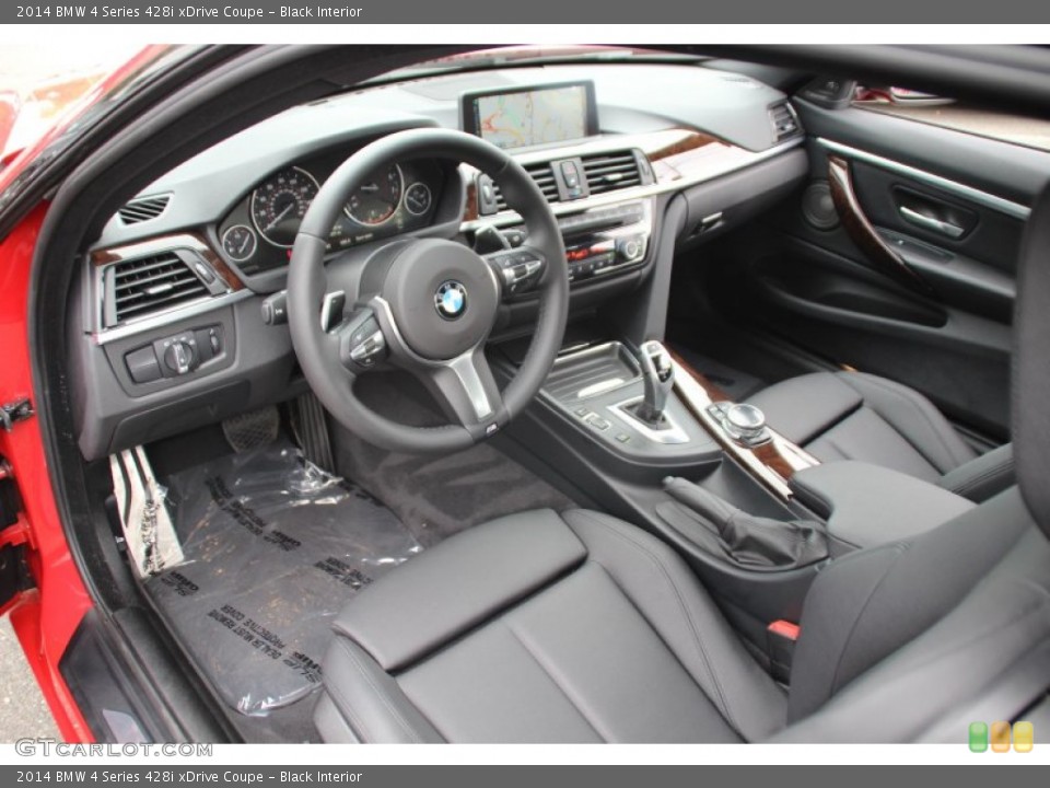Black Interior Prime Interior for the 2014 BMW 4 Series 428i xDrive Coupe #97787631