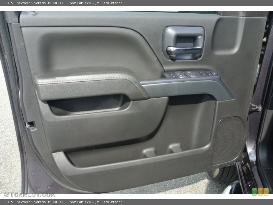 Jet Black Interior Door Panel for the 2015 Chevrolet Silverado 3500HD LT Crew Cab 4x4 #97792005