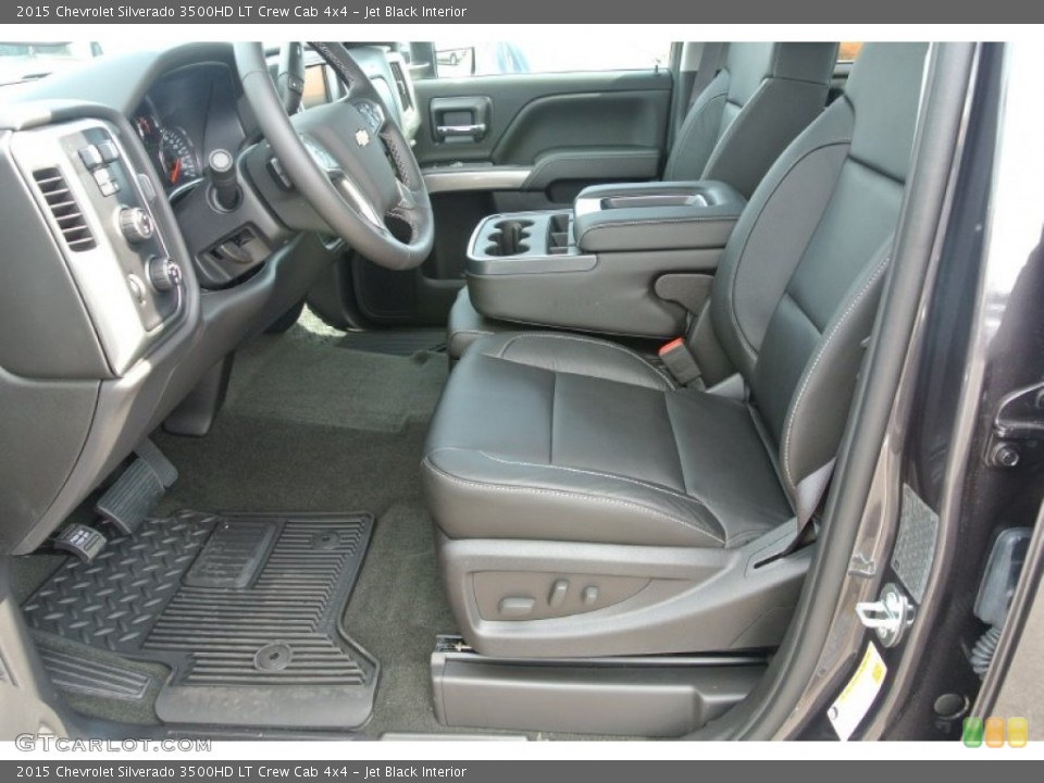 Jet Black Interior Photo for the 2015 Chevrolet Silverado 3500HD LT Crew Cab 4x4 #97792032