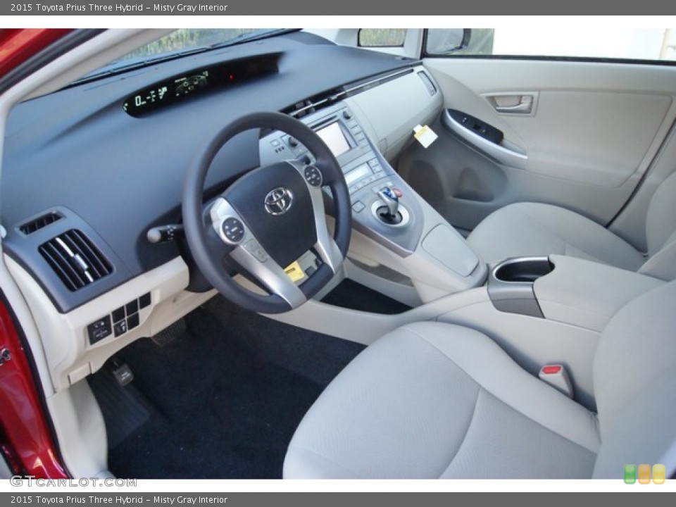 Misty Gray Interior Photo for the 2015 Toyota Prius Three Hybrid #97792545