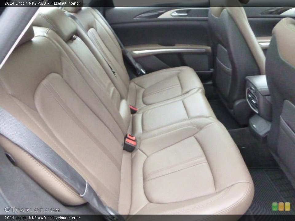 Hazelnut Interior Rear Seat for the 2014 Lincoln MKZ AWD #97793874