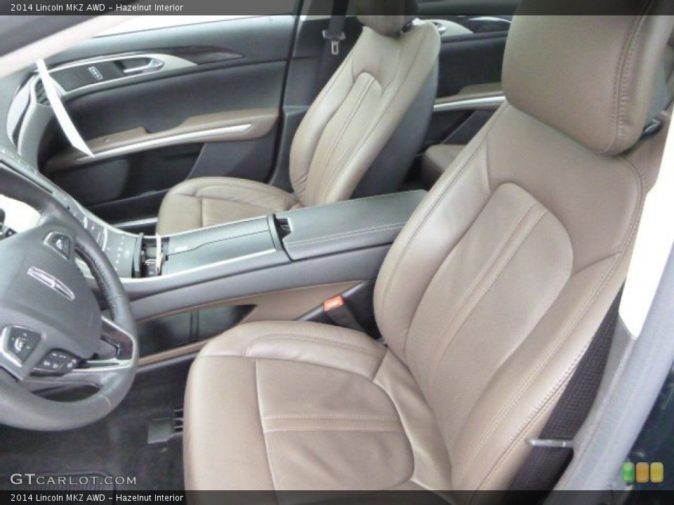 Hazelnut Interior Front Seat for the 2014 Lincoln MKZ AWD #97793898