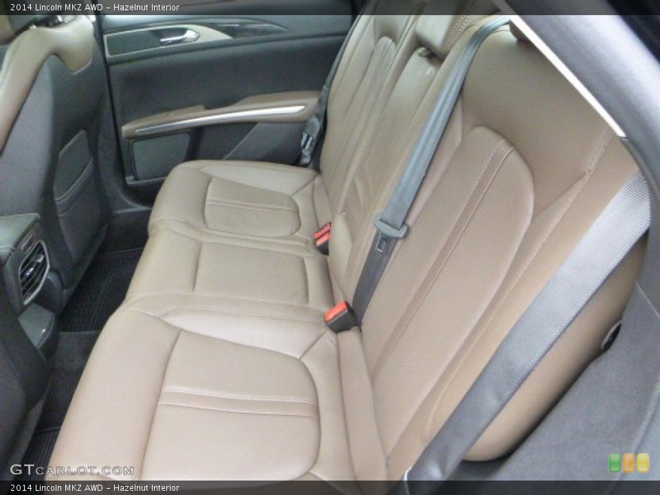 Hazelnut Interior Rear Seat for the 2014 Lincoln MKZ AWD #97793922