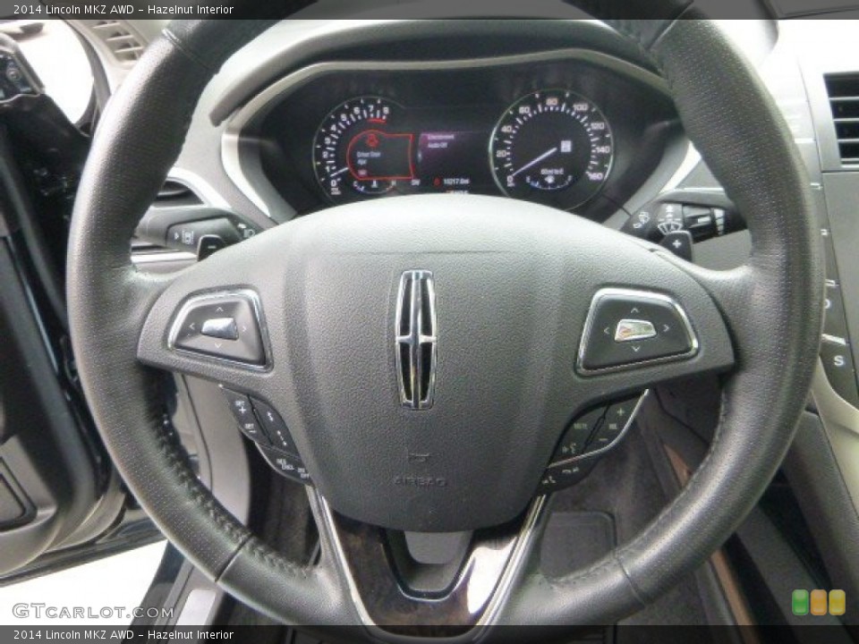 Hazelnut Interior Steering Wheel for the 2014 Lincoln MKZ AWD #97794028