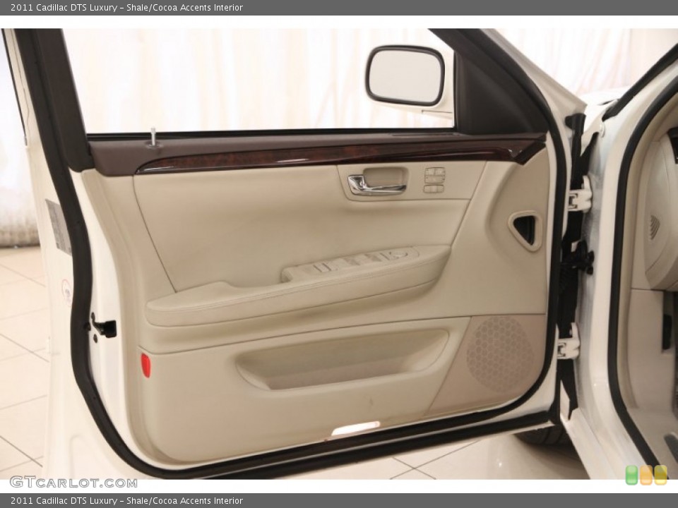 Shale/Cocoa Accents Interior Door Panel for the 2011 Cadillac DTS Luxury #97795077