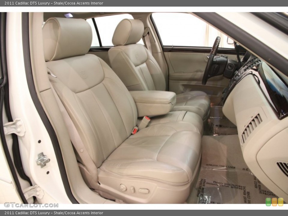 Shale/Cocoa Accents Interior Front Seat for the 2011 Cadillac DTS Luxury #97795212