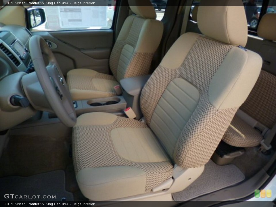 Beige Interior Front Seat for the 2015 Nissan Frontier SV King Cab 4x4 #97799187