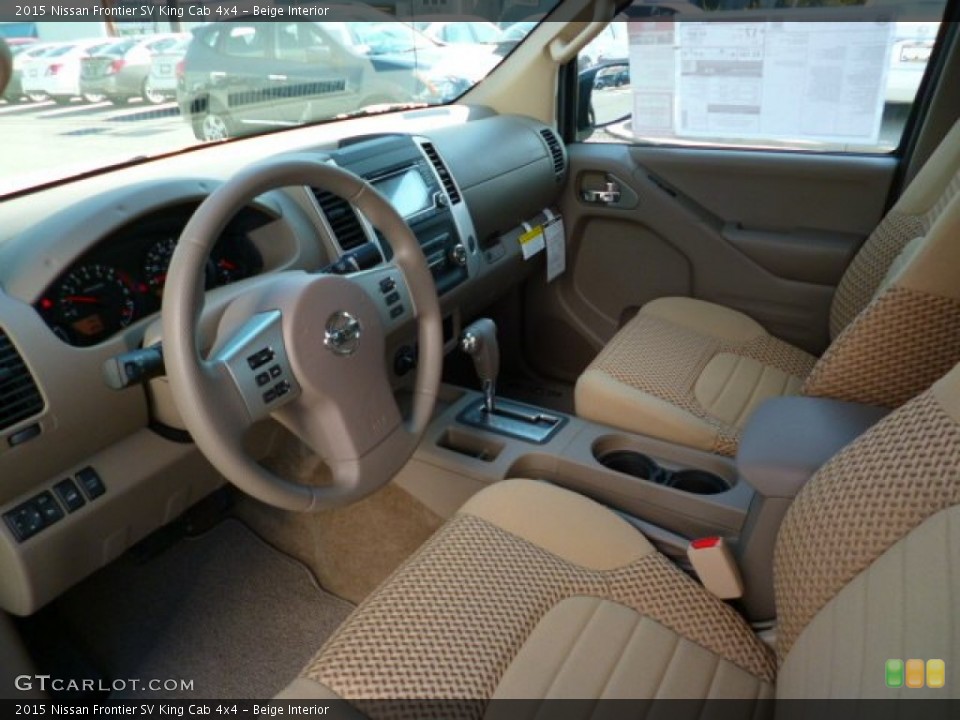 Beige Interior Front Seat for the 2015 Nissan Frontier SV King Cab 4x4 #97799211