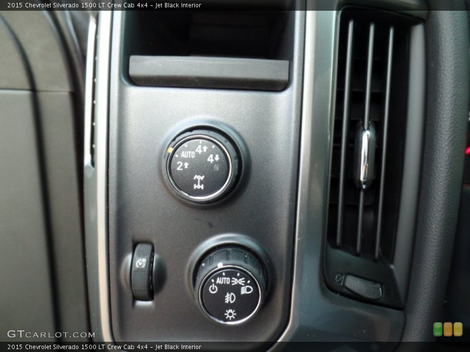 Jet Black Interior Controls for the 2015 Chevrolet Silverado 1500 LT Crew Cab 4x4 #97799655