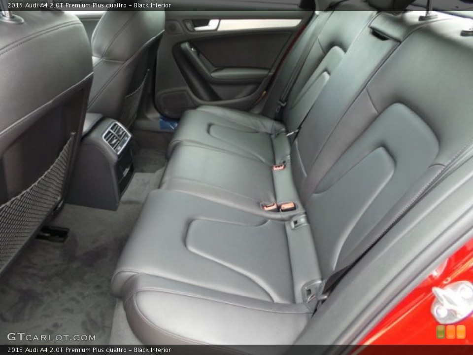 Black Interior Rear Seat for the 2015 Audi A4 2.0T Premium Plus quattro #97801950